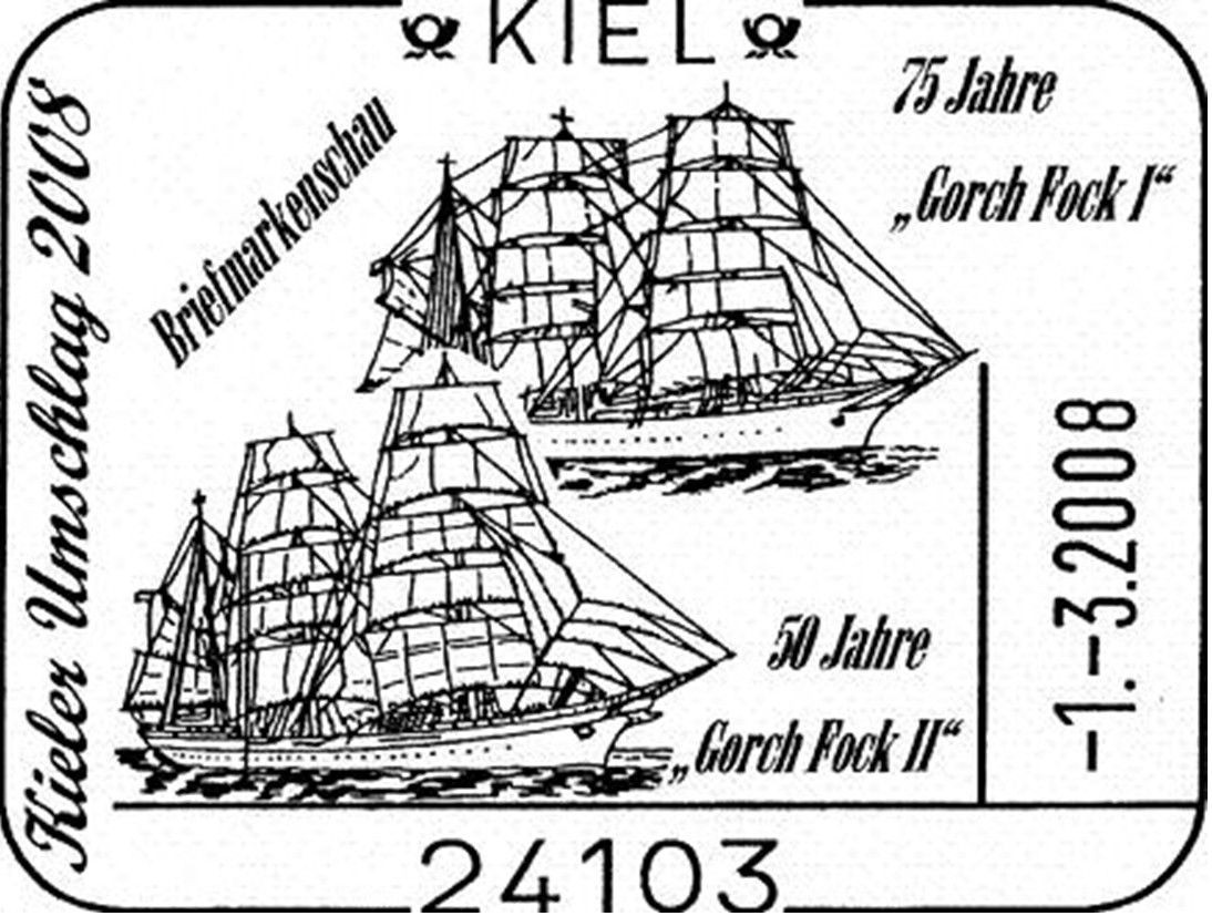 Segelschiffe "Gorch Fock I" und "Gorch Fock II"