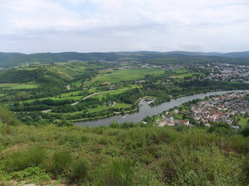 Blick vom Kreuzberg ins Saartal